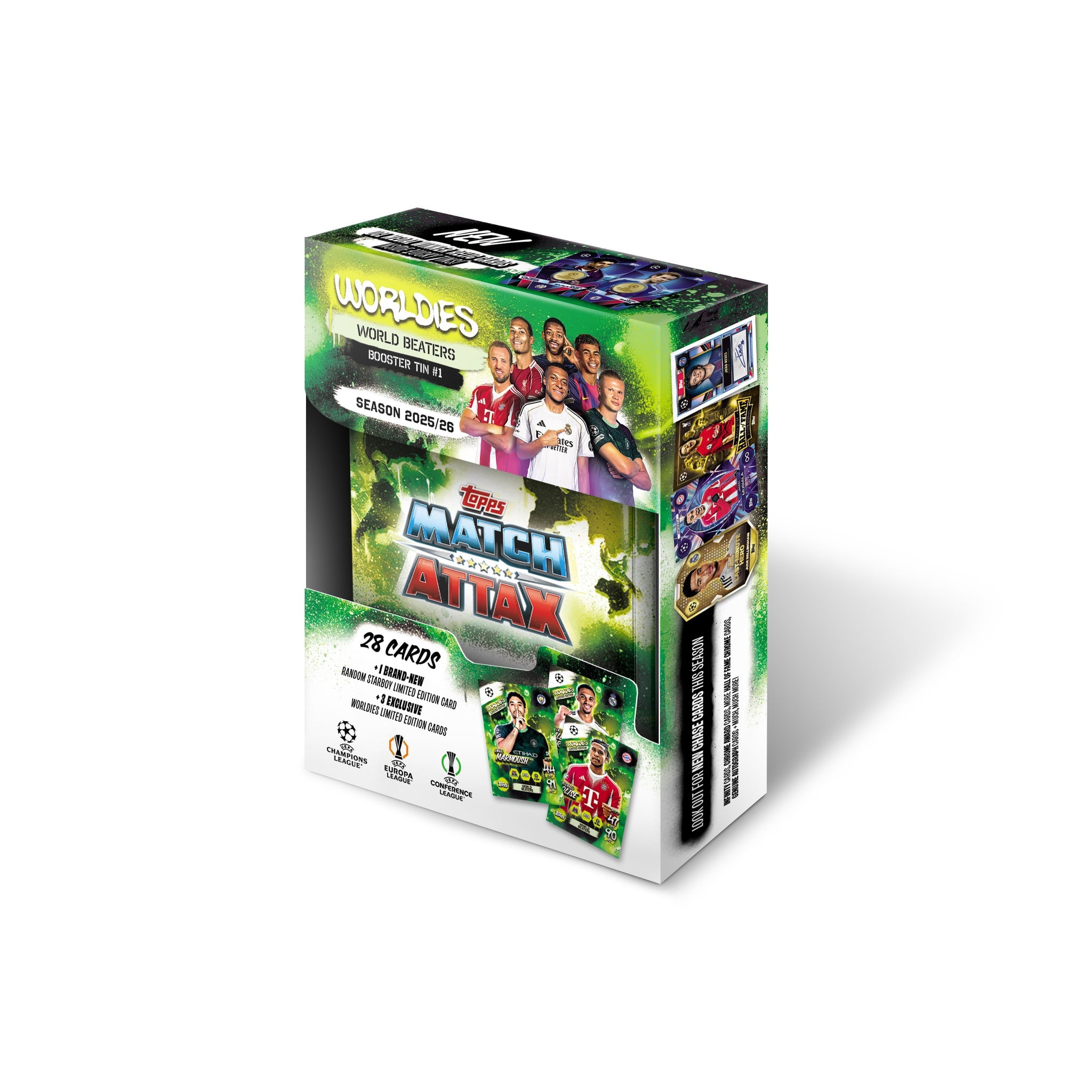 Small Magic Shield 2025-26 Topps Match Attax Champions League Cards - World Beaters Mini ...