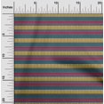 thumbnail image 1 of oneOone Organic Cotton Poplin Twill Fabric Chevron & Greek Key Block Print Sewing Fabric BTY 42 Inch Wide, 1 of 4