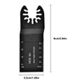 thumbnail image 2 of Oscillating Multi Tool Blades, HSS + D6A Oscillating Saw Blade Multifunctional Bi Metals 32mm Universal Interface  For Plastics For Cutting Wood, 2 of 8