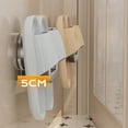 thumbnail image 2 of Slippers Holders Suction Cup Fixed Wall Mounted Bathroom Toilet Dry Slippers Storage Rack Hook Organizer, 2 of 6