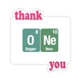 thumbnail image 1 of checal Élément science Merci Autocollants Citation Reconnaissante, 1 of 3