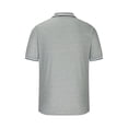 thumbnail image 4 of DPTALR T-Shirt Décontracté pour Homme, Coupe Ajustée, Col Rabattu, Couleur Unie, Manches Courtes, Haut, Blouse, 4 of 6