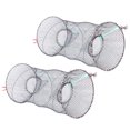 thumbnail image 2 of 2PCS Collapsible Cast Net Fishing Net Lobster Shrimp Crab Trap Portable Folding Fishing Accessories, 2 of 14