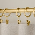 thumbnail image 2 of Mainstays 1" Gold Curtain Clip Rings (7 Pack), 2 of 6