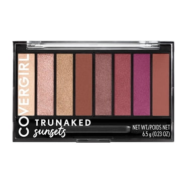 COVERGIRL Palette d'ombres à paupières TruNaked, intensément pigmentés, pailletés, mats et brillants, 100% Sans Cruauté