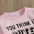thumbnail image 3 of Baby Boys 2PCS Pants Sets Long Sleeve Round Neck Sweatshirt Tops Solid Color Pants Sets, 3 of 7