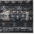 thumbnail image 3 of Linon Tapis Vintage Aztek Tissé Mécaniquement en Microfibre Polyester 8'x10 Pieds Gris, 3 of 7