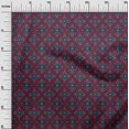 thumbnail image 2 of oneOone Polyester Lycra Fabric Paisley & Floral Ikat Printed Fabric 1 Yard 56 Inch Wide, 2 of 4