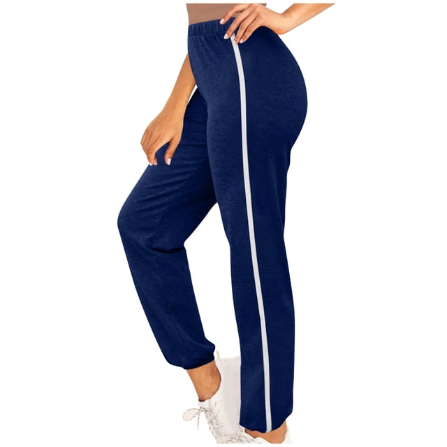 Timegard Pantalon de Survêtement pour Femmes, Bas Resserré, Taille Élastique, Athlétique, Entraînement, Course, Sport, Gym, Pantalon