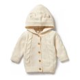 thumbnail image 1 of Wilson+Frenchy Veste en Tricot - Écru (18-24 Mois), 1 of 4