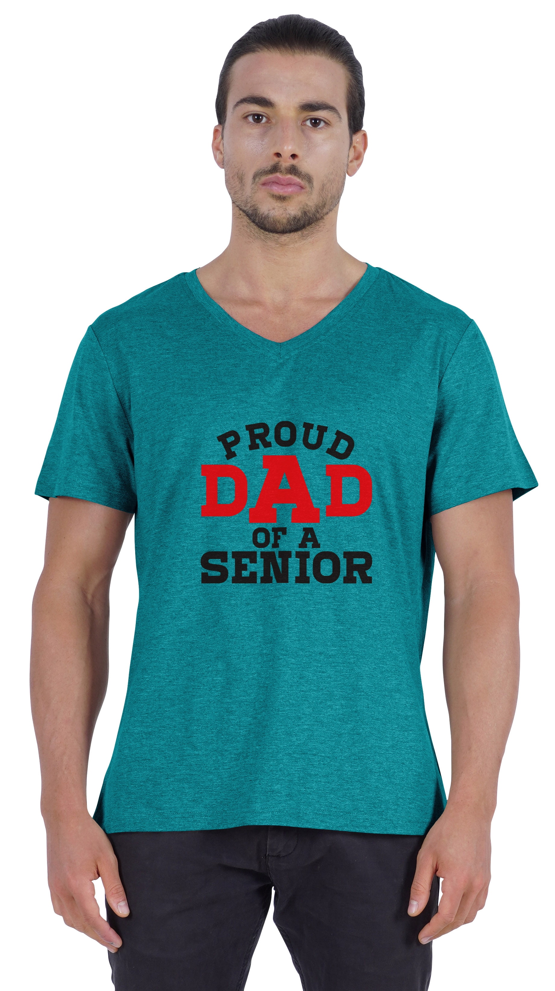 Inkmeso Mens Gradution Tee Shirt Proud Dad Of A Senior€ Graphic Print Tshirt For Daddy Gift