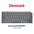 thumbnail image 1 of New A1932 Key Keycaps Keys Cap butterfly Keyboards Repair For Macbook Air Retina 13inch 2018 2019 Year Denmark, 1 of 6