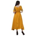 thumbnail image 4 of Moomaya Robe Midi en Viscose à Imprimé Style Santoon, Encolure Dégagée, Décontractée, pour Femmes, 4 of 4