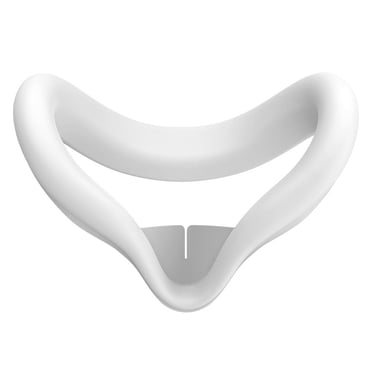 Meta Quest 3 Masque Bloqueur de Lumière VR en Silicone - Doux, Lavable et Ajustement Confortable pour une Immersion Accrue