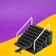 thumbnail image 4 of XZNGL Skate Parks Kit Ramp Parts for Finger Skateboard Fingerboard Ramp Skateboard, 4 of 9