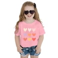 thumbnail image 4 of WEAIXIMIUNG avec Tout-Petits Enfants Filles Mignon Imprimé Graphique Col Rond Manches Courtes Tee Été Décontracté T-Shirt, 4 of 4