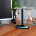 thumbnail image 3 of Dual desktop aluminum alloy headphone stand, 3 of 3