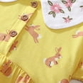 thumbnail image 4 of Robes pour Tout-Petites Filles Dentelle Été Manches Courtes à Étages Évasée Midi Décontractée Robe Fille Taille 4-5T, 4 of 6