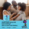 thumbnail image 3 of ? WORD TEASERS Jokes and Riddles Conversation Starters - Hilarious Card Game for Families, Couples, Kids, Parties & Travel - Flashcards for Ages 7+ - 150 Brain Teasers (Riddles Edition), 3 of 4
