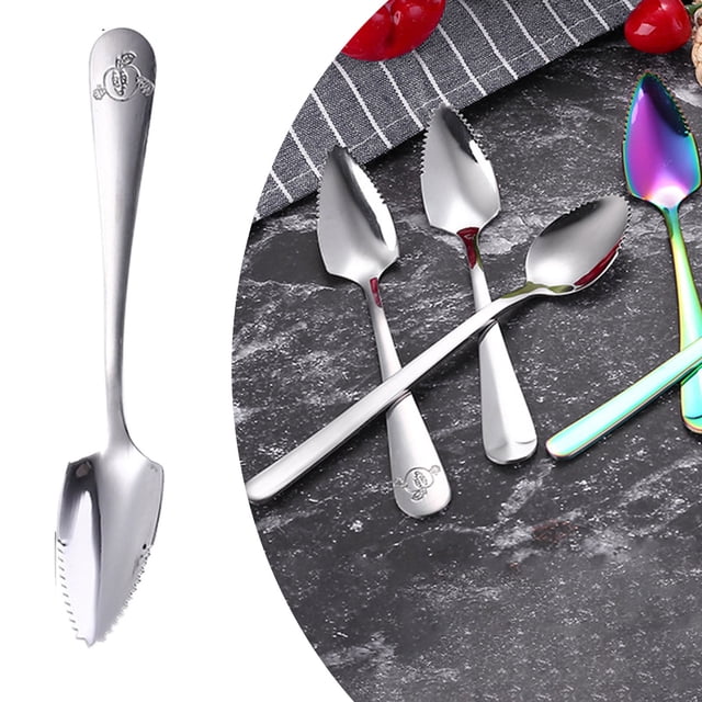 Cuillère à Fruits en Acier Inoxydable Dentelée Purée Fruits pour Bébé Napperons Ronds Napperon pour Table à Manger Intérieure Napperon pour Aliments Centres de Table de Salle à Manger pour Tables Napperons pour Table à Manger Ensemble Napperons pour Table de Cuisine Ensemble