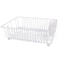 thumbnail image 1 of Mainstays Large Dish Drainer Rack - Chrome/White, 1 of 5
