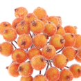 thumbnail image 3 of jifeng 200Pcs Mini Christmas Foam Frosted Fruit Artificial Flowers Orange, 3 of 4