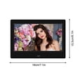 thumbnail image 4 of Sales Today Clearance! 7-Inch Digital Photo Frame, HD Electronic Photo Album, Calendar Clock with Music & Video Playback, Supports USB, Computer, and Headphones Connection Deals of The Day Clearance!, 4 of 8