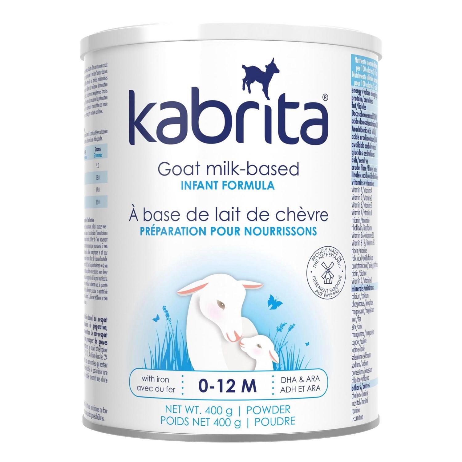 Kabrita Goat Milk Infant Formula, 0-12 months, 400g