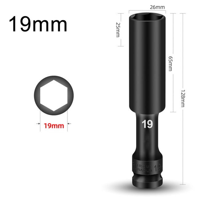 Adaptateur de Tête de Prise Hexagonale à Clé à Choc 1/2