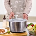 thumbnail image 2 of Meat Dehydratorkn05 Compost Dehydrator Food Mill Dryer Food Air Fryer 5L Manual Vegetable Dehydrator Stainless Steel Fruit And Vegetable Home Use Rotating Dryer Kitchen Gadget For Washing And, 2 of 4