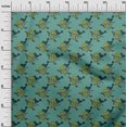 thumbnail image 2 of oneOone Cotton Poplin Fabric Leaves|Bird & Floral Block Print Sewing Fabric BTY 42 Inch Wide, 2 of 4
