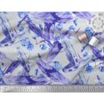 thumbnail image 3 of Soimoi Rayon Fabric Flowers & Feather Print Fabric by The Yard 56 Inch Wide, 3 of 3