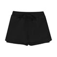 thumbnail image 4 of Tumotour Athletic Shorts For Teens Elastic Gym Running Biker Shorts For Teen 2-In-1 Running Active Workout Shorts, 4 of 9
