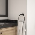 thumbnail image 3 of Ancona Aria Ensemble d'Accessoires de Salle de Bain 4 Pcs en Noir Mat, 3 of 6