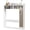 White, variant on Giantex Over The Toilet Storage Cabinet, Freestanding Toilet Organizer, Space-Saving Storage Rack, White