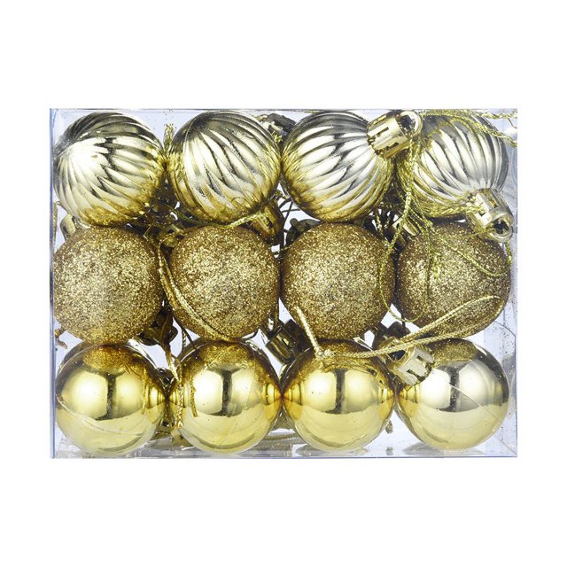 24Pcs 30mm Christmas Tree Ball Bauble Hanging Home Party Ornament Decor