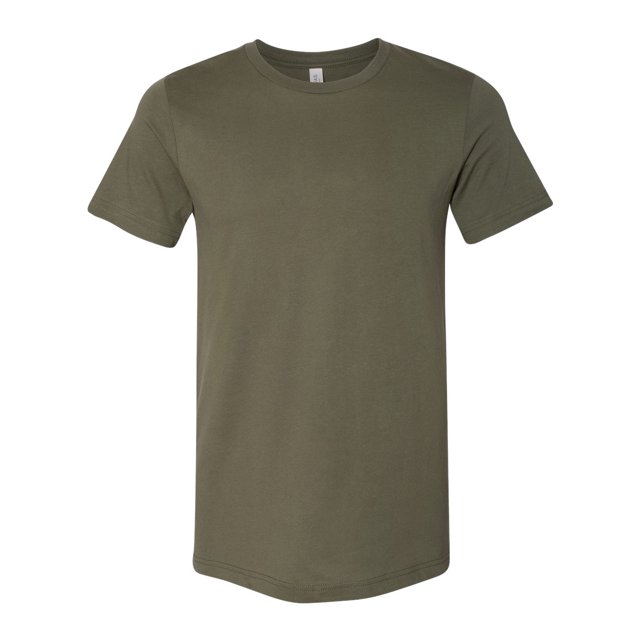 Bella Canvas Men`s 3001c, XS, Military Green