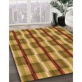 thumbnail image 3 of Ahgly Company Tapis Rectangulaire Lavable en Machine Intérieur Transitionnel Acajou Brun, 2 Pieds x 3 Pieds, 3 of 7