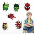 thumbnail image 1 of Superhero Wall Stickers for Kids 3D Superheroes Wall Sticker, 1 of 5