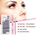 thumbnail image 2 of DIY Lash Extension Kit, Lash Cluster 72 Pcs with 72h Strong Hold Lash Bond and Seal + Cluster Eyelashes Applicator Tool Eyelash Extensions Kit for Self Applicator at Home, 2 of 10