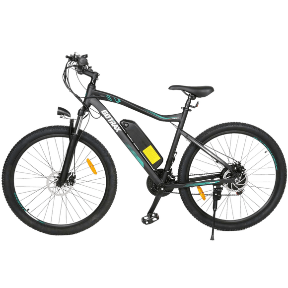Gotrax E03 Vélo Électrique 27,5 Pouces pour Adulte, Puissance de 32 Km/h par 350 W, Autonomie de 25 km à 40 km avec Batterie Amovible 36 V