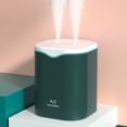 thumbnail image 3 of 2L Double Spray Humidifiers with LED light Cool Mist Auto Shut-Off Humidifier Portable Desk Humidifiers for Bedroom Home Baby Room, 3 of 8