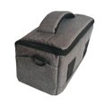 thumbnail image 3 of Camera Case Bag Nylon Professional Storage Hiking Camping Photographer Carrying Gray, 3 of 9