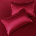 thumbnail image 4 of Unique Bargains Satin Sheet Set 4 Pcs Polyester Silky and Soft Sheets, 4 of 8