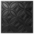thumbnail image 1 of Art3d Decorative PVC Black Drop Ceiling Tile 2ft x 2ft, Glue up 3D Wall Panel 24 x 24in.12pcs, 1 of 8