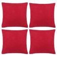 thumbnail image 1 of Unique Bargains Housse de Coussin Décorative à Rayures Maïs en Polyester, 4 Pcs, pour Sofa, 1 of 10
