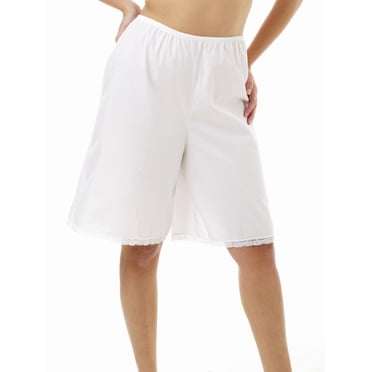 Underworks Culotte en Coton Tissé pour Femme, Entrejambe de 9 Po