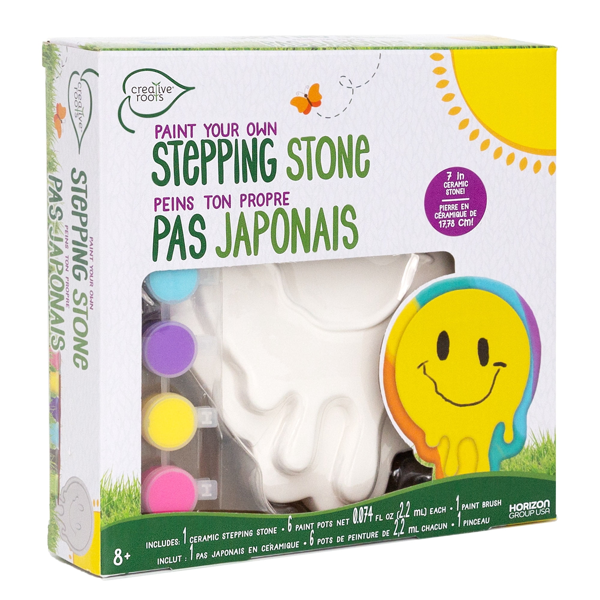 Creative Roots Paint Your Own Stepping Stone – Melting Smile