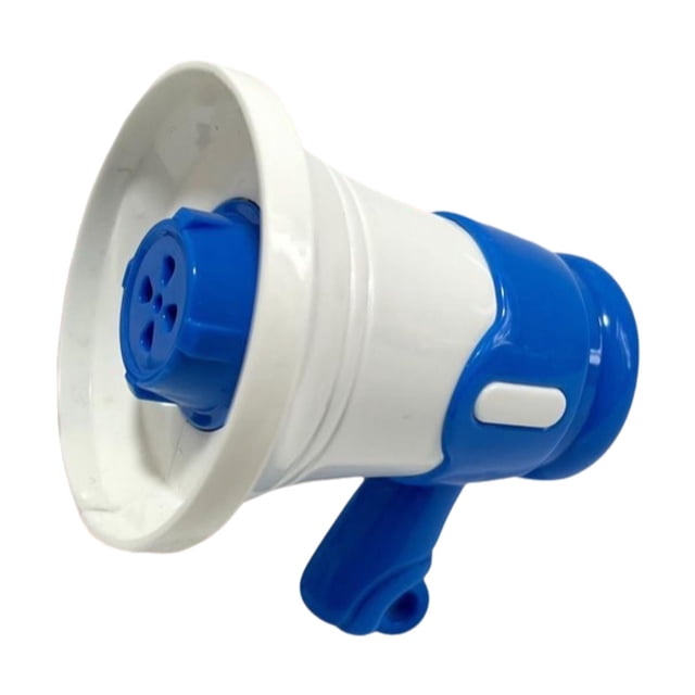 Elodie Mini Megaphone Toy with Recording Kids Bullhorn for Activities blue