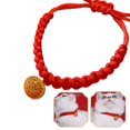thumbnail image 4 of CBFFDC Adjustable Pet Collar Chinese Inspired Red Rope Pet Collar Hand Woven Stylish Lucky Comfortable Adjustable Dog Collar, 4 of 7